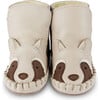 Kapi Special Raccoon Classic Leather Faux Fur Lining Shoes, Ivory - Boots - 3