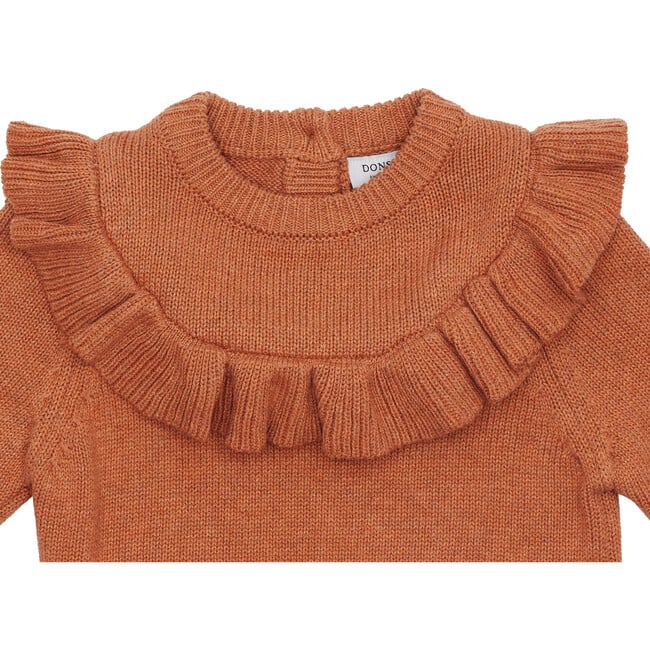 Mare Sweater, Amber Brown Melange - Sweaters - 3