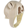 Kapi Special Raccoon Leather Hat, Ivory Classic - Hats - 3