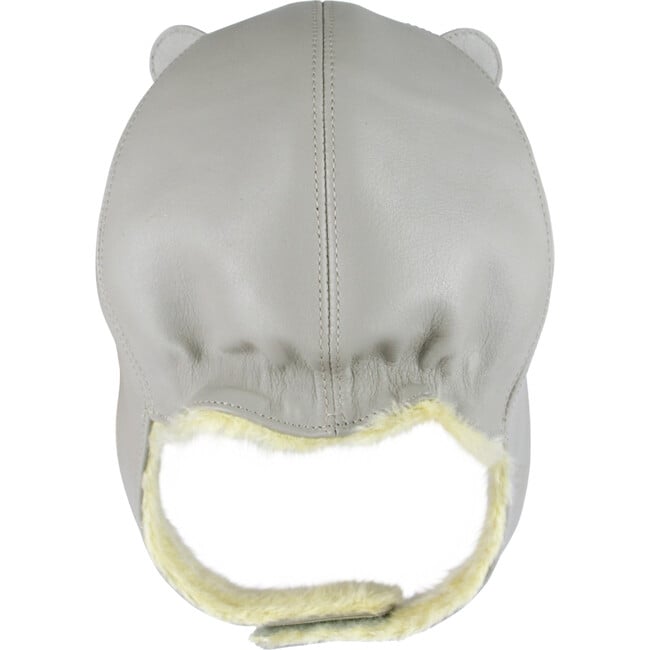 Kapi Exclusive Badger Leather Hat, Light Stone - Hats - 3