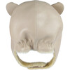 Kapi Special Raccoon Leather Hat, Ivory Classic - Hats - 4