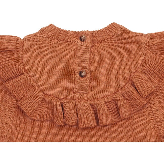 Mare Sweater, Amber Brown Melange - Sweaters - 5