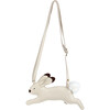 Jimp Arctic Hare Leather Purse, Cream - Bags - 3