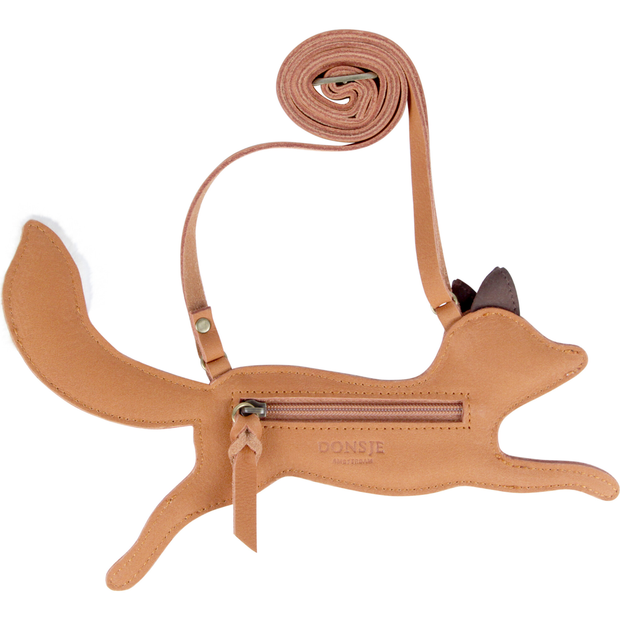 Jimp Fox Nubuck Purse, Maple - Donsje Amsterdam Bags