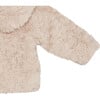 Marie Oversized Peter Pan Collar Jacket, Soft Taupe Teddy - Jackets - 7