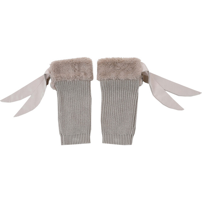 Gina Leg Warmers, Taupe Teddy - Socks - 3