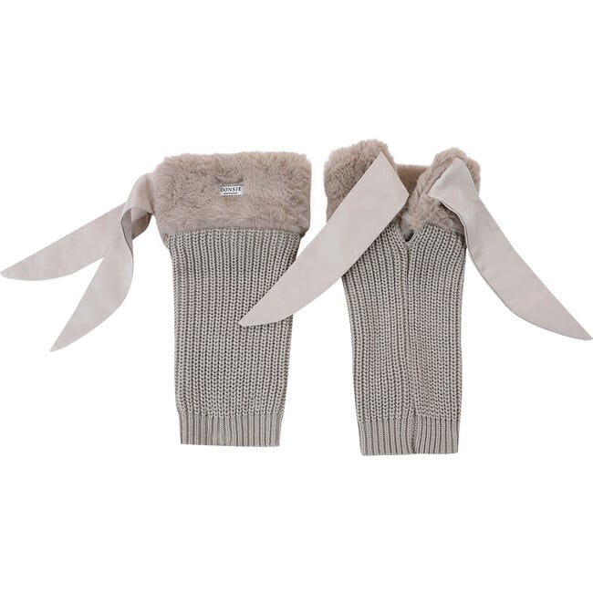 Gina Leg Warmers, Taupe Teddy - Socks - 4