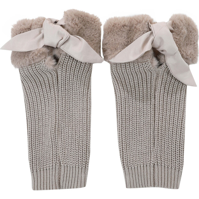 Gina Leg Warmers, Taupe Teddy - Socks - 5