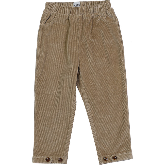 Bo Corduroy Trousers, Soft Taupe