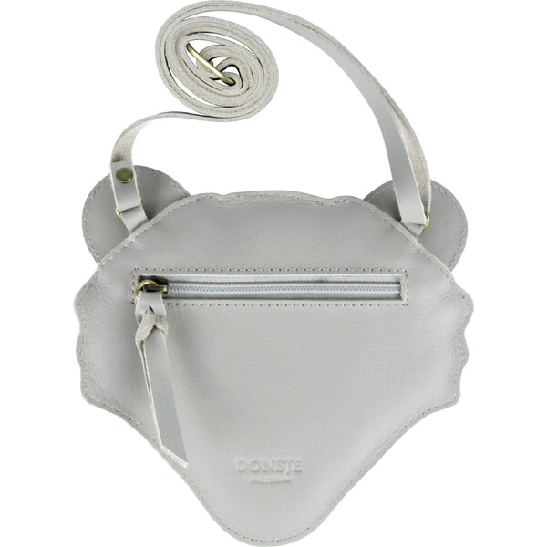 Britta Exclusive Badger Leather Purse, Light Stone - Donsje