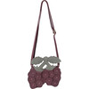 Bessie Raspberry Nubuck Purse, Berry Red - Bags - 3