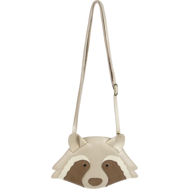 Britta Special Raccoon Classic Leather Purse, Ivory - Bags - 3