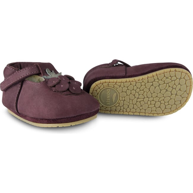 Carlie Raspberry Lining Nubuck T-Bar Shoes, Berry Red - Booties - 6