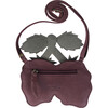 Bessie Raspberry Nubuck Purse, Berry Red - Bags - 4