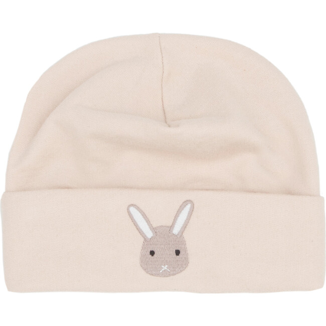 Beller Bunny Applique Hat, Warm White