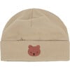 Beller Bear Applique Hat, Dusty Green - Hats - 1 - thumbnail