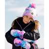 Tie-Dye Knit Pom Pom Hat, Multicolors - Hats - 2