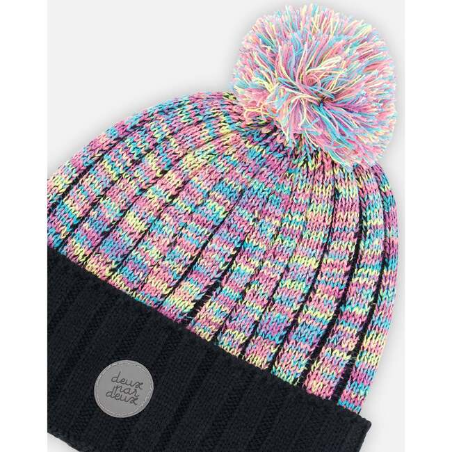 Winter Knit Hat, Multicolors - Hats - 3