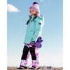 Watercolor Floral Print 2-Piece Snowsuit, Pink - Snowsuits - 2