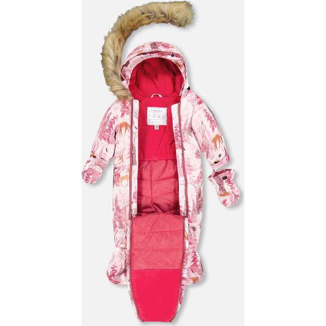 Winter Forest Print 2-Piece Snowsuit, Multicolors - Snowsuits - 2