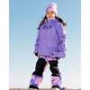 Teknik Cloud Unicorn Print 2-Piece Snowsuit, Lilac - Snowsuits - 3