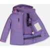 Teknik Cloud Unicorn Print 2-Piece Snowsuit, Lilac - Snowsuits - 4
