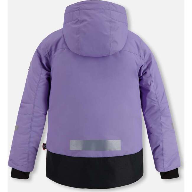 Teknik Cloud Unicorn Print 2-Piece Snowsuit, Lilac - Snowsuits - 5