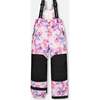 Watercolor Floral Print 2-Piece Snowsuit, Pink - Snowsuits - 6