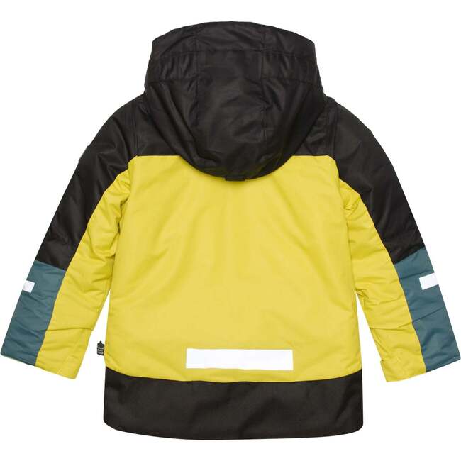 Teknik Colorblock 2-Piece Snowsuit, Pine Green, Lemongrass & Black - Snowsuits - 6