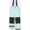 Watercolor Floral Print 2-Piece Snowsuit, Aqua - Snowsuits - 6