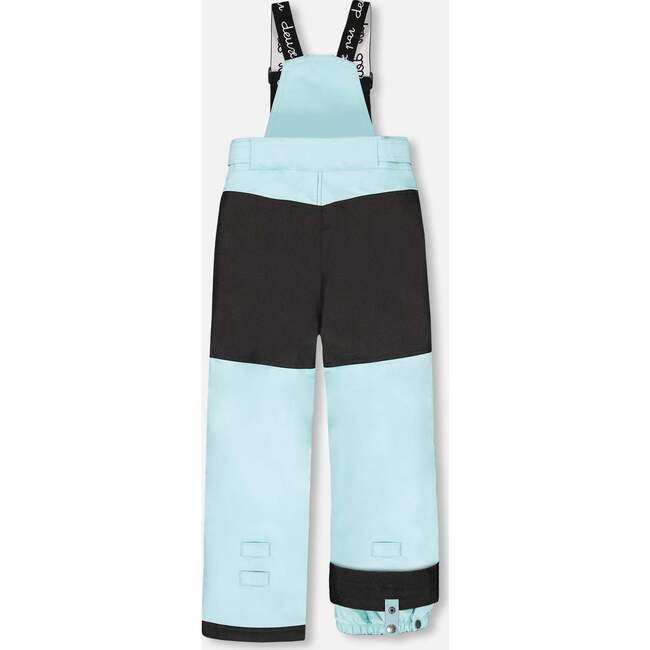 Watercolor Floral Print 2-Piece Snowsuit, Aqua - Snowsuits - 7