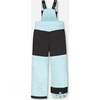 Watercolor Floral Print 2-Piece Snowsuit, Aqua - Snowsuits - 7