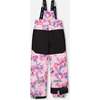 Watercolor Floral Print 2-Piece Snowsuit, Pink - Snowsuits - 7