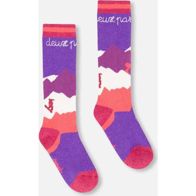Ski Socks, Lilac - Socks - 3
