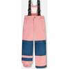 Spring Flower Print 2-Piece Snowsuit, Dusty Pink & Blue - Snowsuits - 6