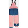 Spring Flower Print 2-Piece Snowsuit, Dusty Pink & Blue - Snowsuits - 7