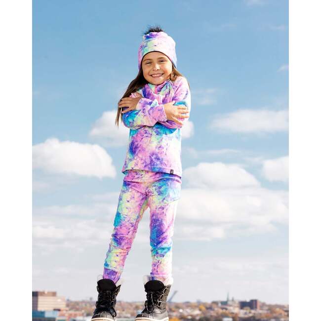 Rainbow Print 2-Piece Thermal Underwear Set, Multicolors - Loungewear - 2