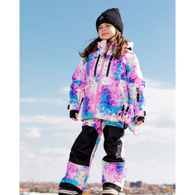 Rainbow Print 2-Piece Snowsuit, Multicolors - Snowsuits - 3