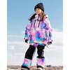 Rainbow Print 2-Piece Snowsuit, Multicolors - Snowsuits - 3