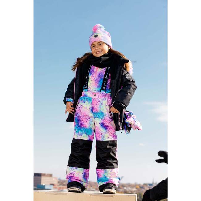 Rainbow Print 2-Piece Snowsuit, Black - Snowsuits - 2