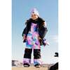 Rainbow Print 2-Piece Snowsuit, Black - Snowsuits - 2