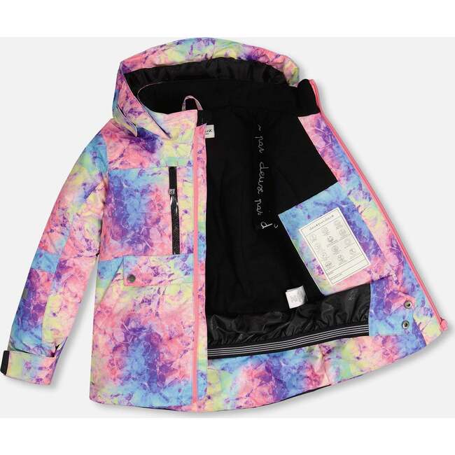 Rainbow Print 2-Piece Snowsuit, Multicolors - Snowsuits - 4