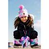 Rainbow Print 2-Piece Snowsuit, Black - Snowsuits - 3