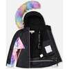 Rainbow Print 2-Piece Snowsuit, Black - Snowsuits - 4