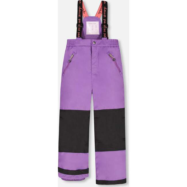 Quartz Print 2-Piece Snowsuit, Purple - Snowsuits - 4