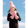 Peruvian Knit Ha, Powder Pink - Hats - 2