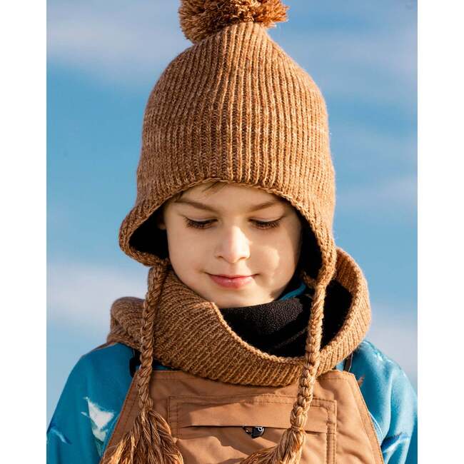 Peruvian Knit Ha, Mocha - Hats - 2