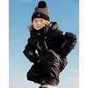 One-Piece Snowsuit, Black - Snowsuits - 3