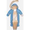 One-Piece Baby Snowsuit, Indigo Blue - Snowsuits - 2