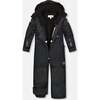 One-Piece Snowsuit, Black - Snowsuits - 4